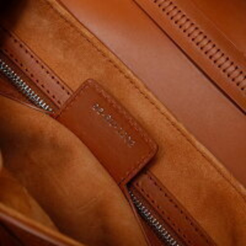 Christian Dior Leather Saddle Bag Shoulder Brown - Picture 12 of 13